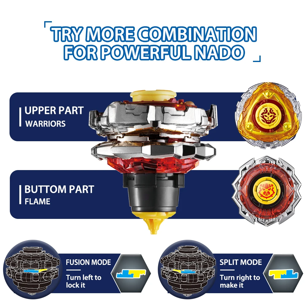 Infinity Nado 3 Original Split Series Set 2 Modes Combinable or Splitable Spinning Top Battle Metal Gyro + Launcher Kid Toy Gift spinning top toy beyblade toys battle top toy battle tops beyblades burst gyro gyro toupie gyroscope toy toys gift