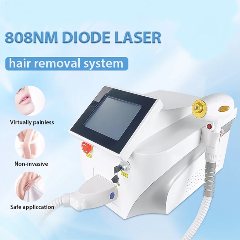 3000W Macchina Per La Depilazione Depilacion Diodo Laser Portatile 808Nm Depilazione Laser A Diodo Trio Lunghezze D'Onda Laser A Diodi