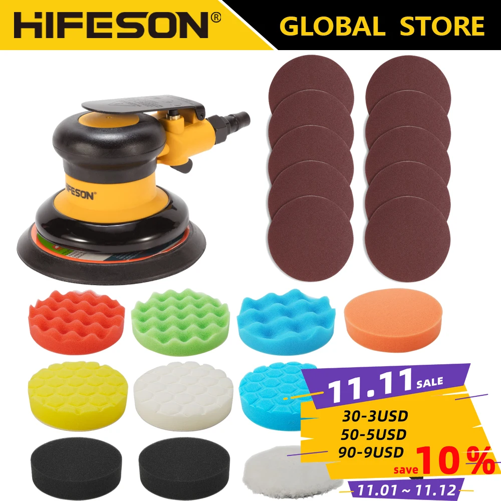 High Quality 6 Inches Pneumatic Sander Pneumatic Polishing Machine