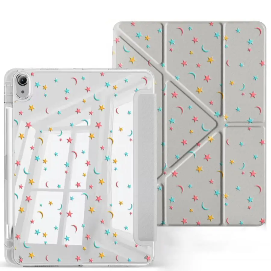 Pastel Y-Fold Tablet Case with Holder and Cover