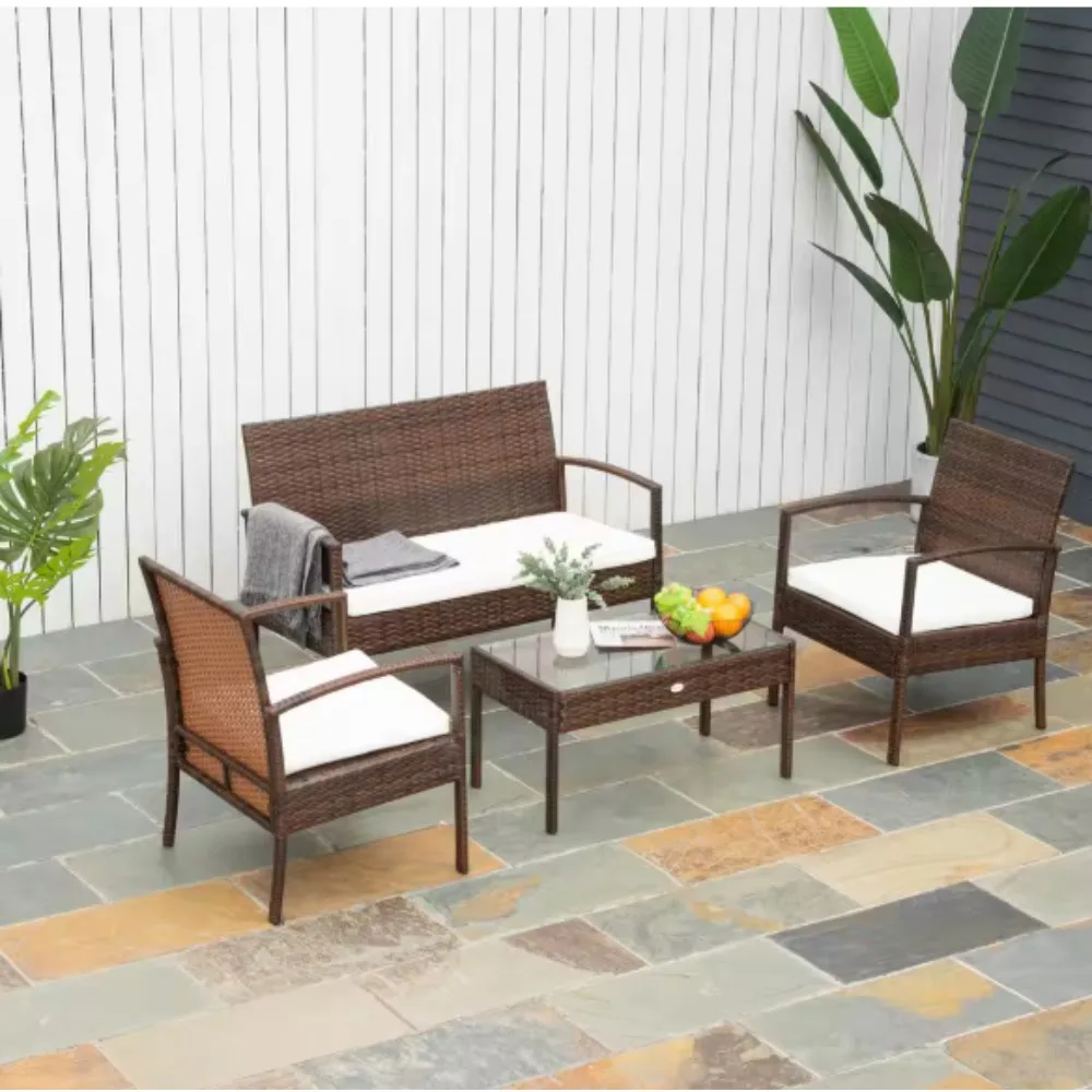 Patio Furniture Set with Cushions 2
