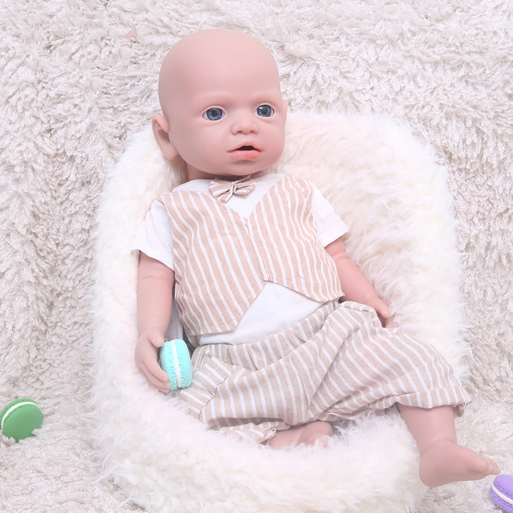 

WW1541 48cm 19inch 3600g 100% Full Silicone Reborn Baby Doll Realistic Newborn Baby Toys with Pacifier for Children Xmas Gift