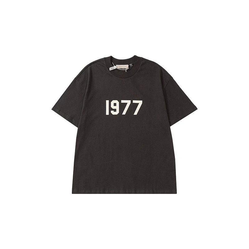 

Top Quality 1:1 2022 8th Collection 1977 Letter Print T-shirts Men Women Hip hop Streetwear Cotton T-shirts