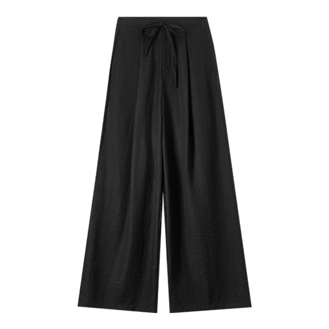 SENTUBILA Baggy Linen Pleated Pants Woman Wide-leg Summer Trousers 2026 New Products Workwear Fashion Women's Clothing W52KD0145 6