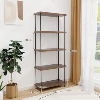 GOFLAME 25-Tier Multipurpose Display Rack Industrial Storage Shelving Unit
