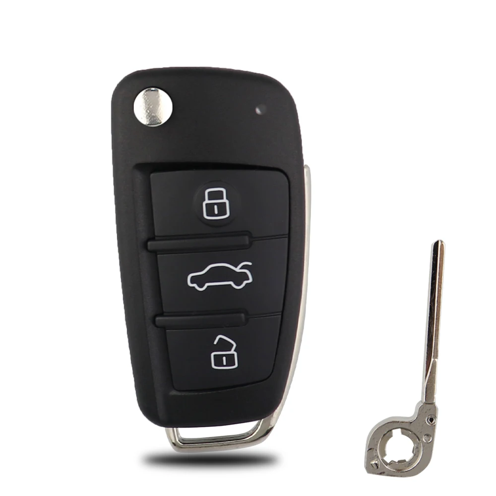 315/433Mhz Remote Car Key for Audi Q7 B7 Q3 A3 TT A2 A8 A6 A6L A4 S5 C5 C6 B6 A4L A5 Q5 S RS S18X0837220 8P0837220D ID48 No Logo