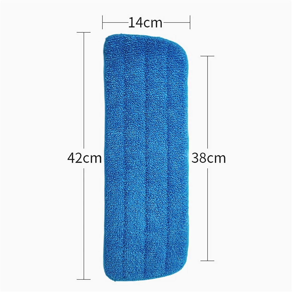 3pcs Replacement Mop Cloth Cover 14*42cm Wet/ Dry Flat Mop Cleaning Pad Microfiber Mop Cloth for Spray Mop