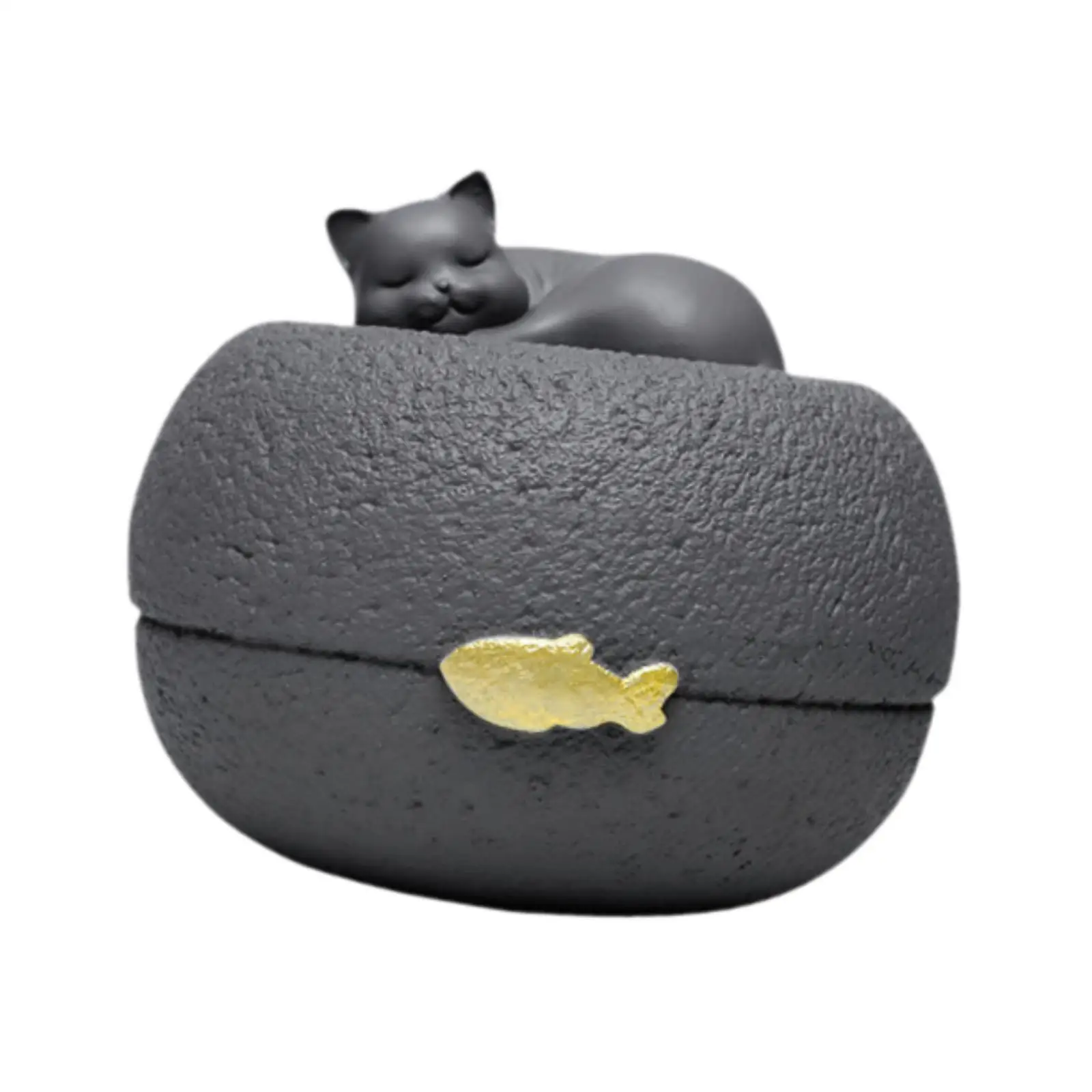 Cat Memorial Urn Pet Remembrance Container Premium Resin Animal Pet Urn