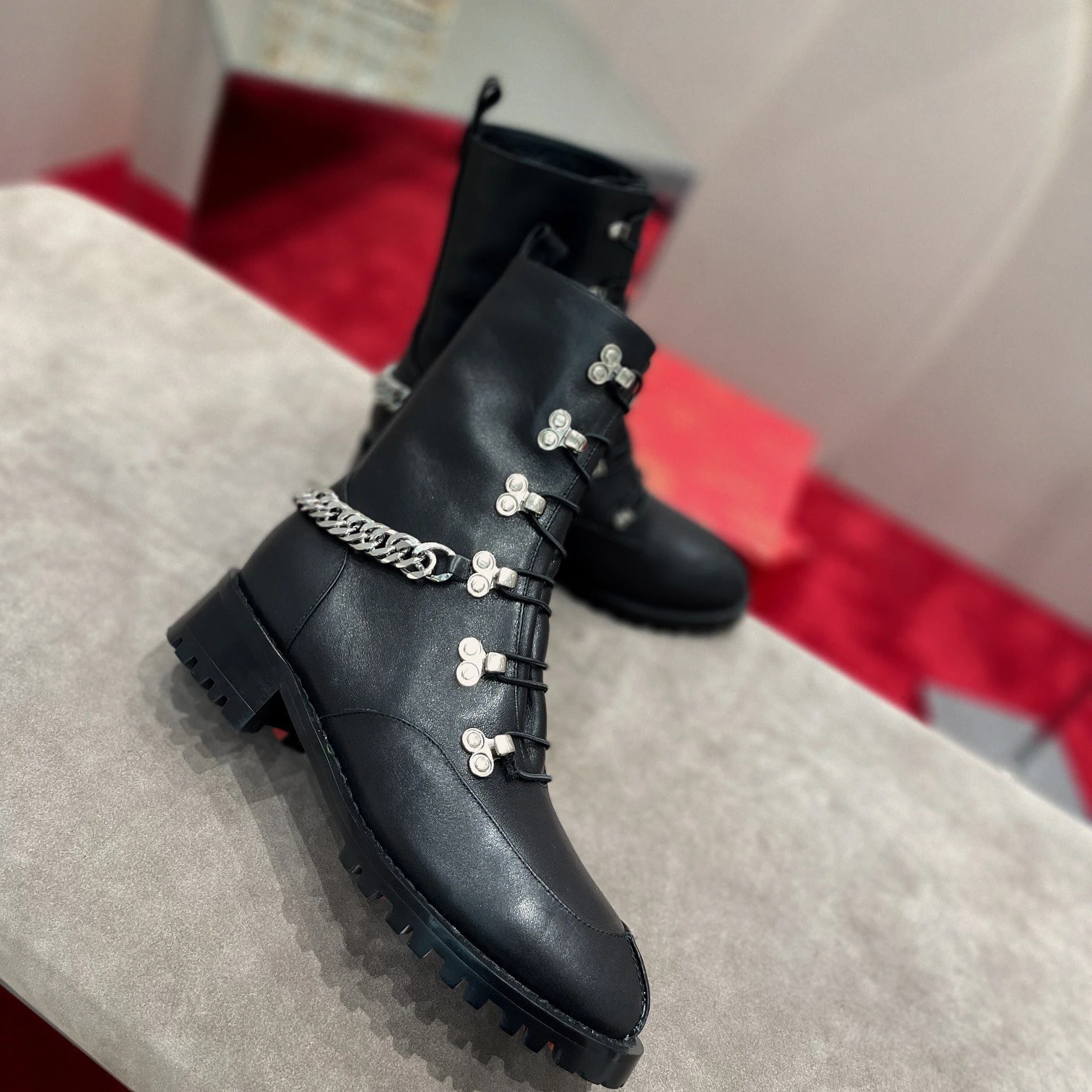 Top Quality Womens High Heels Luxury Fashion Ladies Crystal Glisten Red