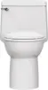 Champion 4 One-Piece Toilet with Toilet Seat Elongated Front Chair Height White 1.6 Gpf 29.75"D X 17.75"W X 29.5"H 3