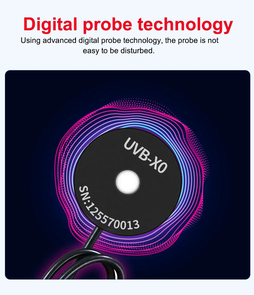 Uv Tester Ultraviolet Light Meter Radiometer Uva Uvb Uvc Light Sources LS125 Multi-probe High Precision Simple Operation 5