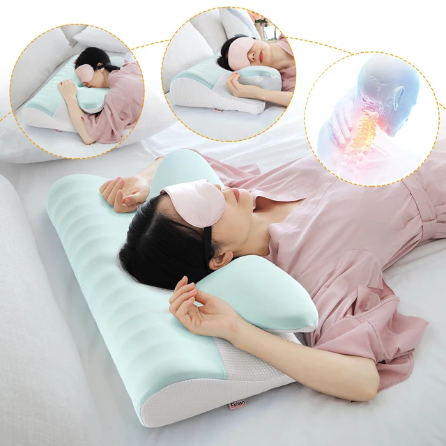 Memory Foam Pillows Butterfly Shaped Relaxing Cervical Slow Rebound Neck  Pillow Pain Relief Sleeping Orthopedic Pillow Beding - AliExpress