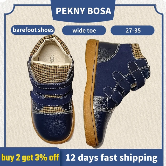 PEKNY BOSA kids shoes Ankle boots children Barefoot Hiking Shoes Outdoor  Flexible Climbing Sneakers zapatos niña 부츠 신발 ブーツ