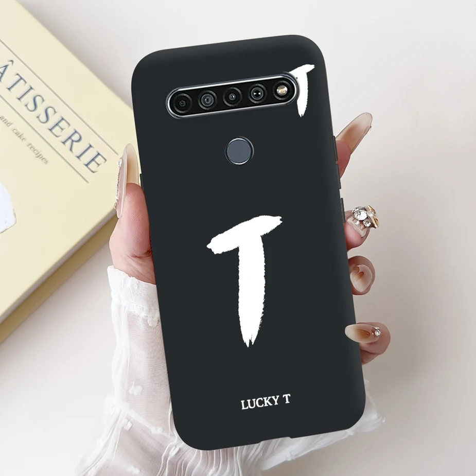 Cute Letters Cartoon Soft TPU Matte Phone Case Cover