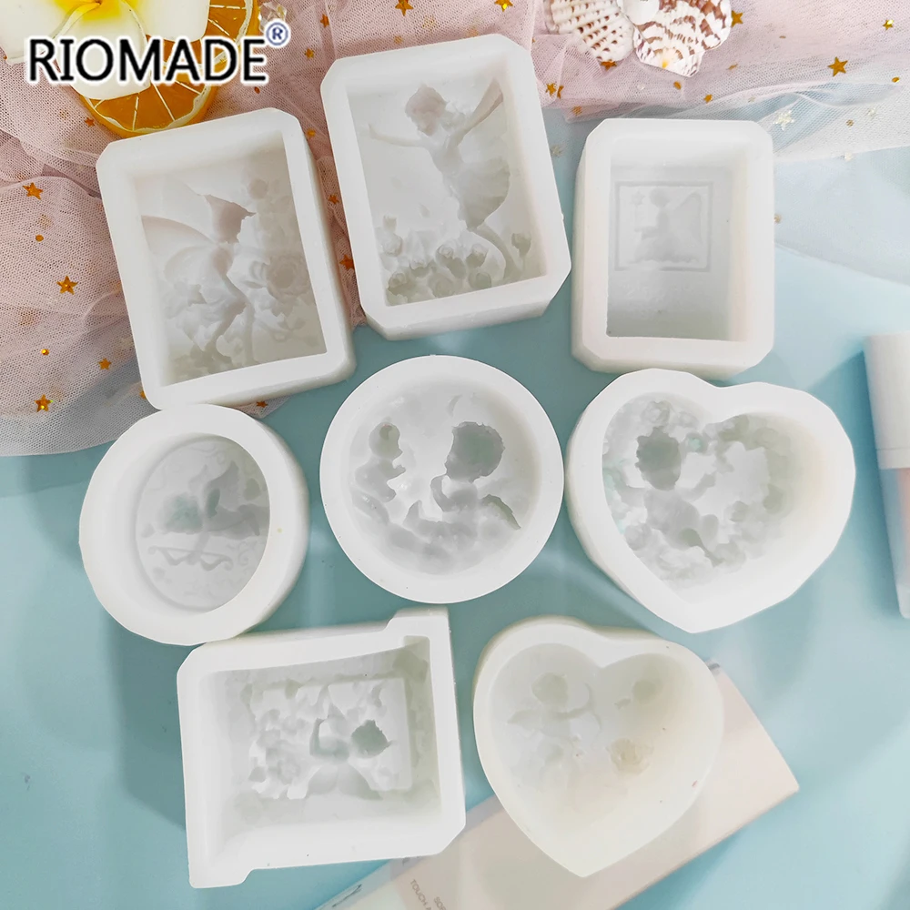 Stampo In Silicone A Forma Di Bambino Angelo Con Ali Di Farfalla – Per Sapone, Gesso E Resina, 8,5 Cm, LOVELEGIS - 2