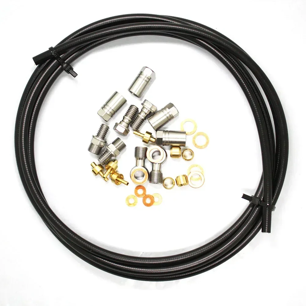 Hoffen Tech Disc Brems Schlauch Fahrrad Bike Bremshebel Connector Kit Für Front Hinteren Bremssättel Linie Schlauch Länge 2,5 m