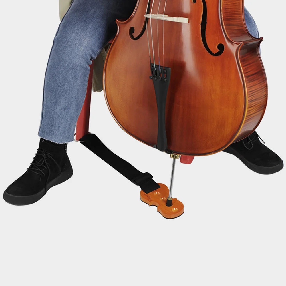 Anti-slip Mat Cello Non Flooring Nonslip Endpin Stopper Non-slip Holder Stand Alloy End- Strap Nonskid Pads Anchor Adjustable