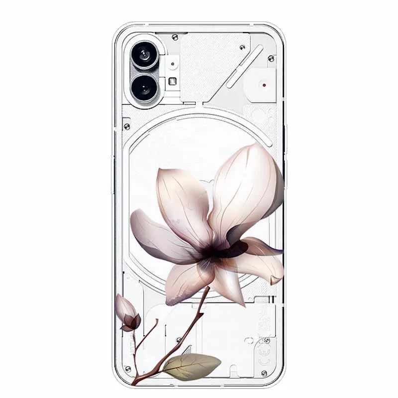 Silicone Soft Cute Transparent Protective Case - Clear TPU Cover