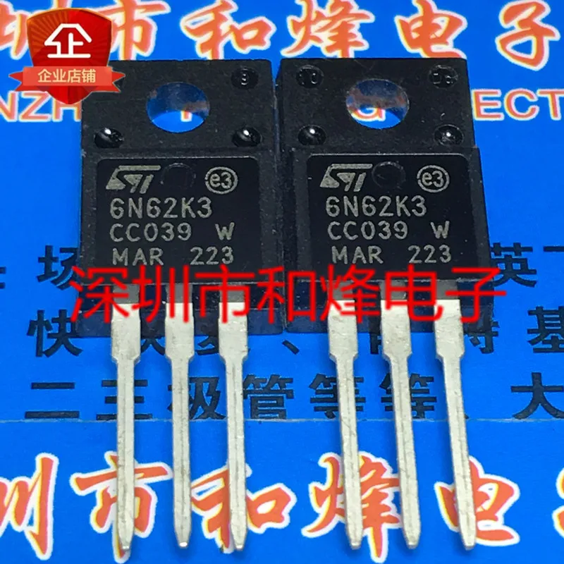 

5 шт. 6N62K3 STF6N62K3 TO-220F 620V 5.5A