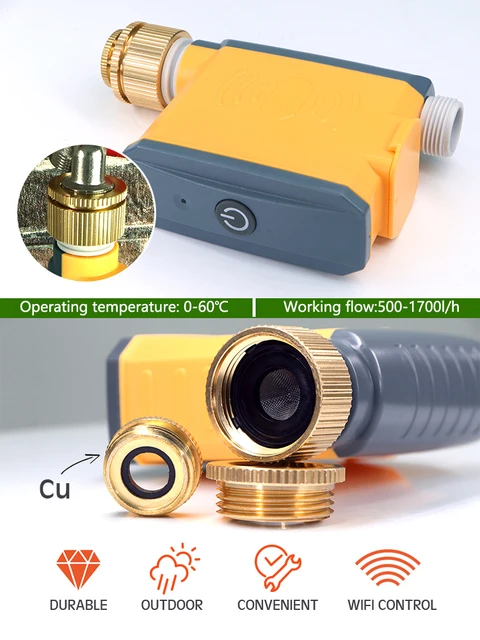 Zigbee Wireless Garden Irrigation Timer with Gateway Tuya SmartLife App Remote Intelligent Automatic Sprinkler Control System 3