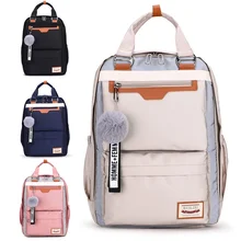  New Women Laptop Backpack Waterproof Travel Bagpack Large Capacity Student School Bag Bag For Girl Mochilas 