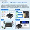 Intel N100 Soft Router 6 Lans i226-V 2.5G Fanless Mini PC COM HD DP USB Type-C pfSense Firewall Appliance OPNsense ESXi Computer 4