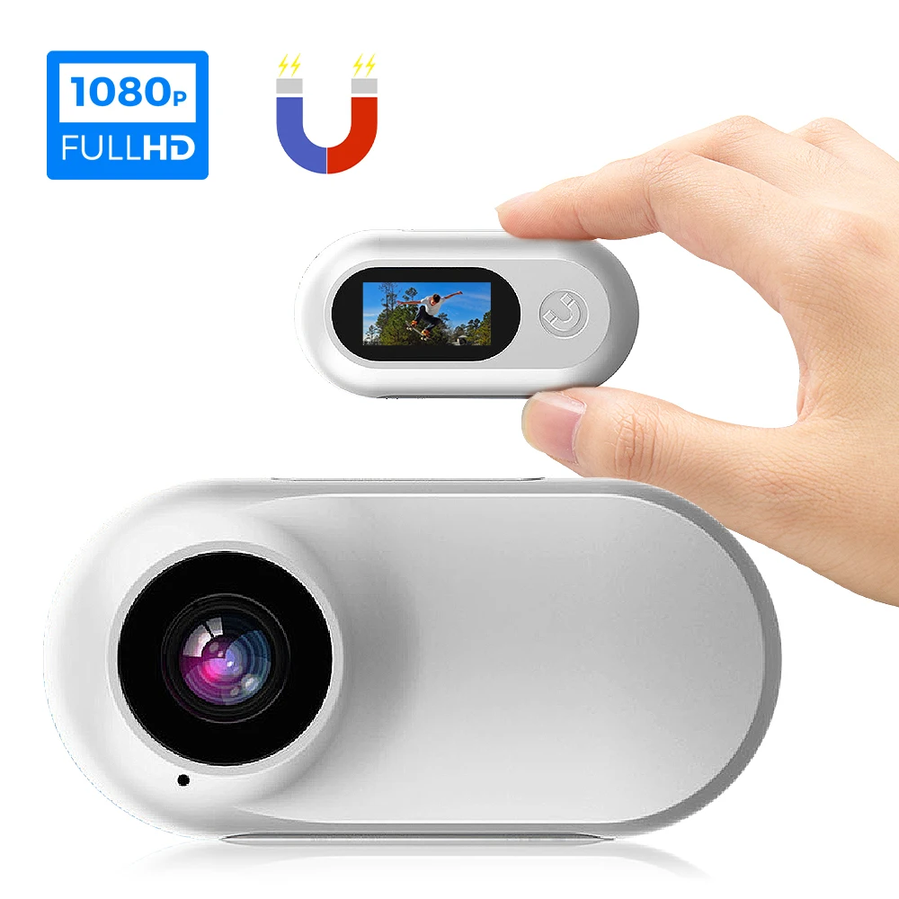 Mini Caméra Sport HD 1080P - Étanche, Lot avec Carte SD