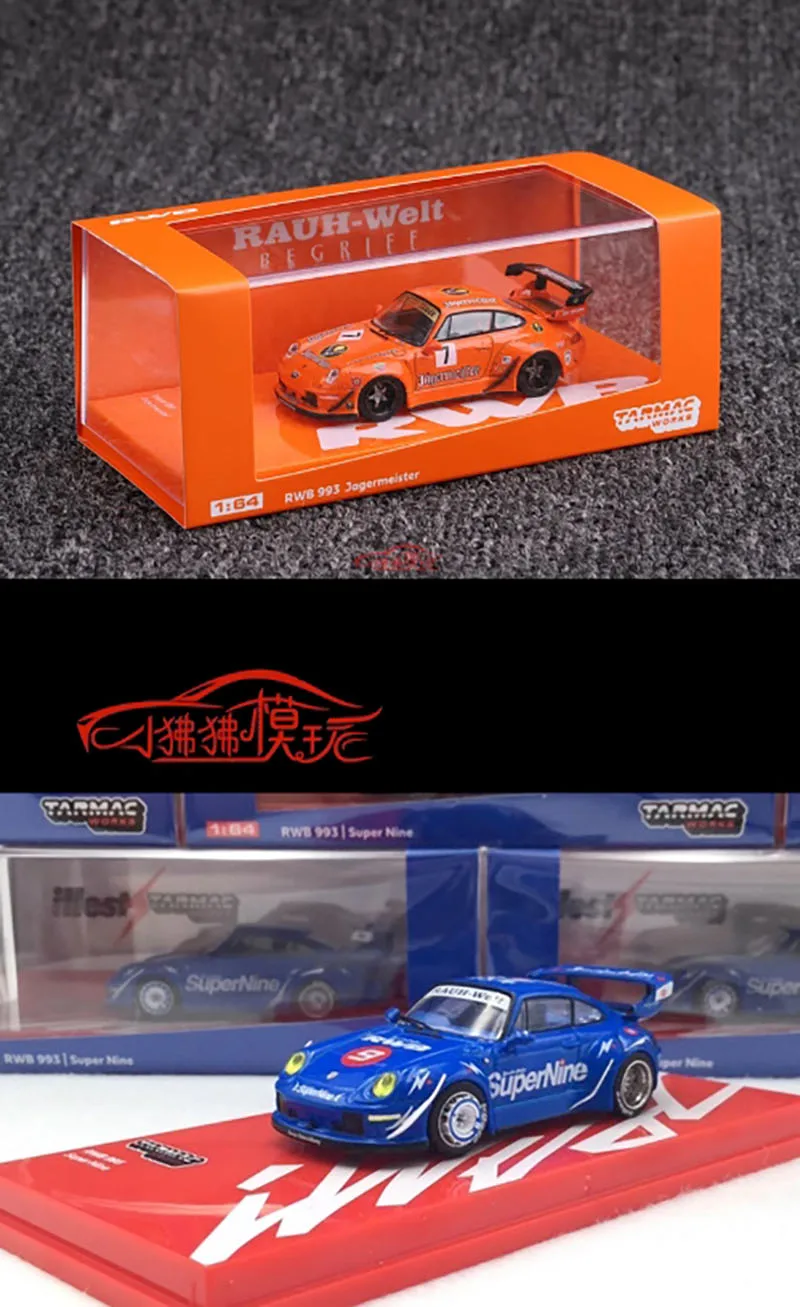 TARMAC 1/64  RWB  993 等  15台セット 1/64 TARMAC Porsche 911 ( 993 ) RWB in Jägermeister Colors