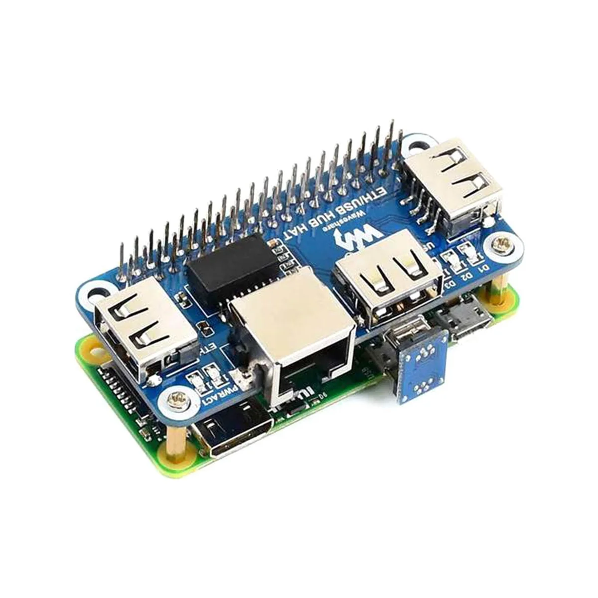 ̴ USB   HAT Ȯ   Ÿ ŰƮ, RPI    W WH 2W 2 3B ÷, 5V RJ45