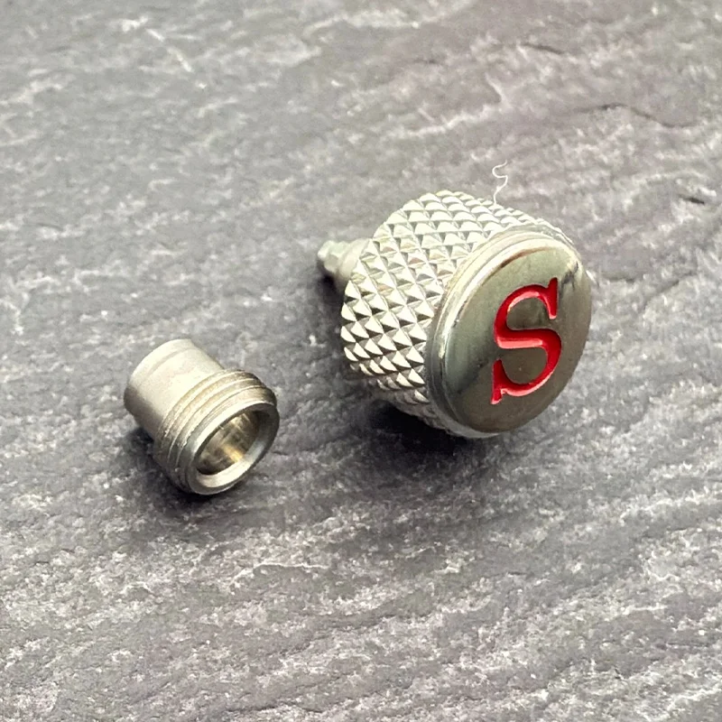 Premium 7mm Watch Crowns in Silver/Rose/Black/Gold - Versatile Replacement Parts