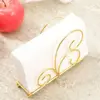 Space-Saving Metal Napkin Holder Nordic Style Freestanding Table Paper Organizer Thicken No-slip Tissue Storage Rack Home 5