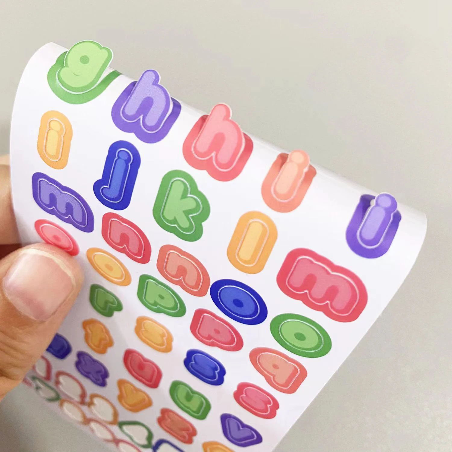 Adesivi Tastiera Bianchi US Layout - 2 Kit Con Pinzette E Pennello, Opachi - Foto 2