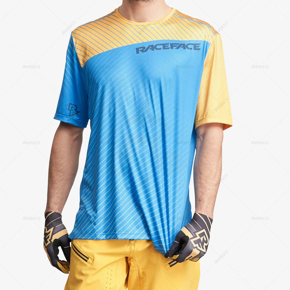 thumbnail image 1 of Camiseta de motocross Race Face, camiseta de ciclismo, equipo para andar en bicicleta, camiseta para andar en bicicleta de montaña, camiseta para andar en cuatriciclo, camiseta de enduro todoterreno,, 1 of 4