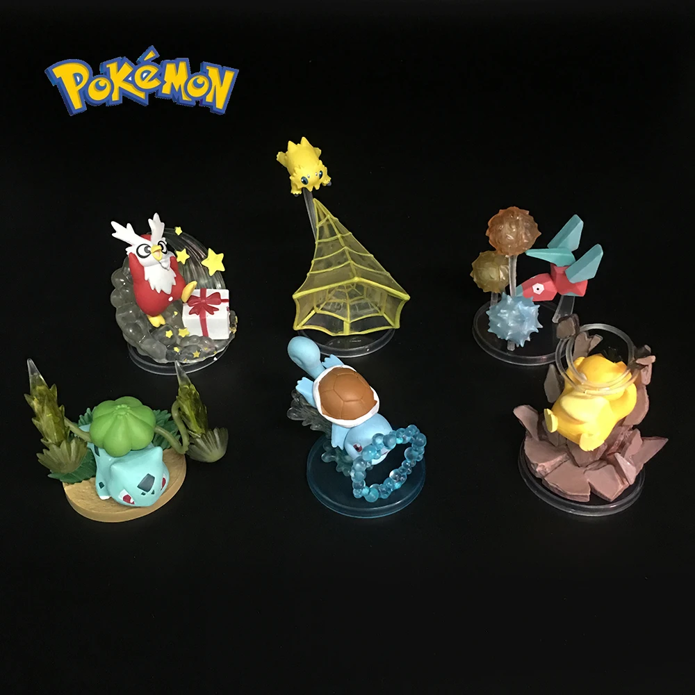 

TAKARA Tomy Покемон карманные монстры, фигурки героев, игрушки, экшн-фигурки, Joltik psyduke Сквиртл, детские рождественские подарки