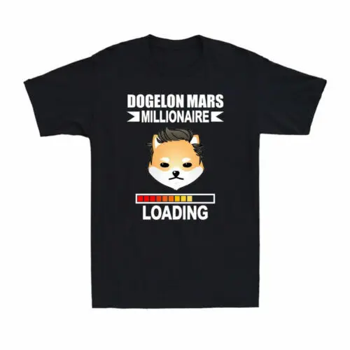 Dogelon Mars, забавная Мужская футболка с принтом миллиардера, криптовалюты, с длинным или коротким рукавом