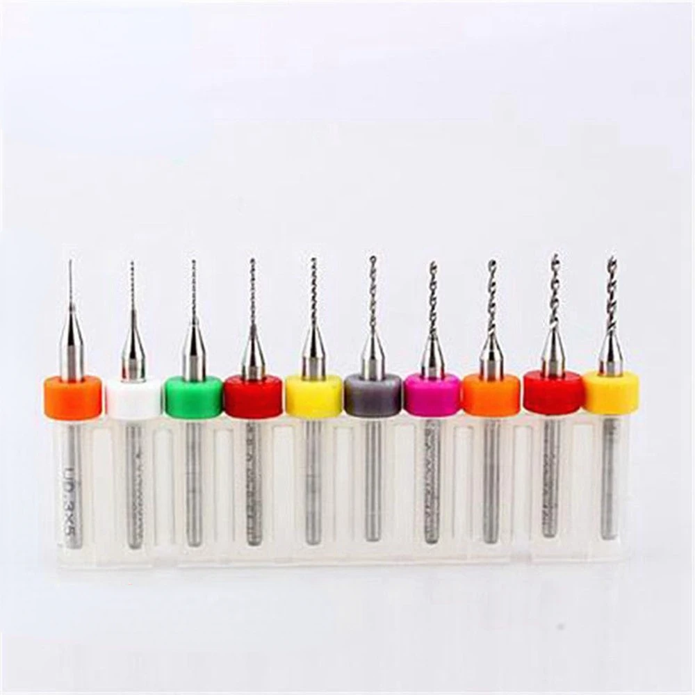 10Pcs 0.3mm To 1.2mm Micro Tips Drill Bits PCB Print Circuit Board Carbide Micro Drill Bits Tool 10pcs pcb print circuit board carbide micro drill bits tool for smt cnc 0 3mm to 1 2mm micro tips drill bits