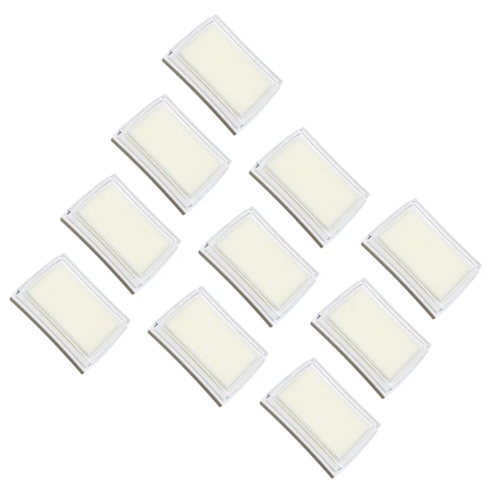 

10 Pcs Stamp Pad Blank Ink DIY Sponge High Density Office Supplies Hand Tools 10pcs (concave Waist Pad) Portable Pads Washable