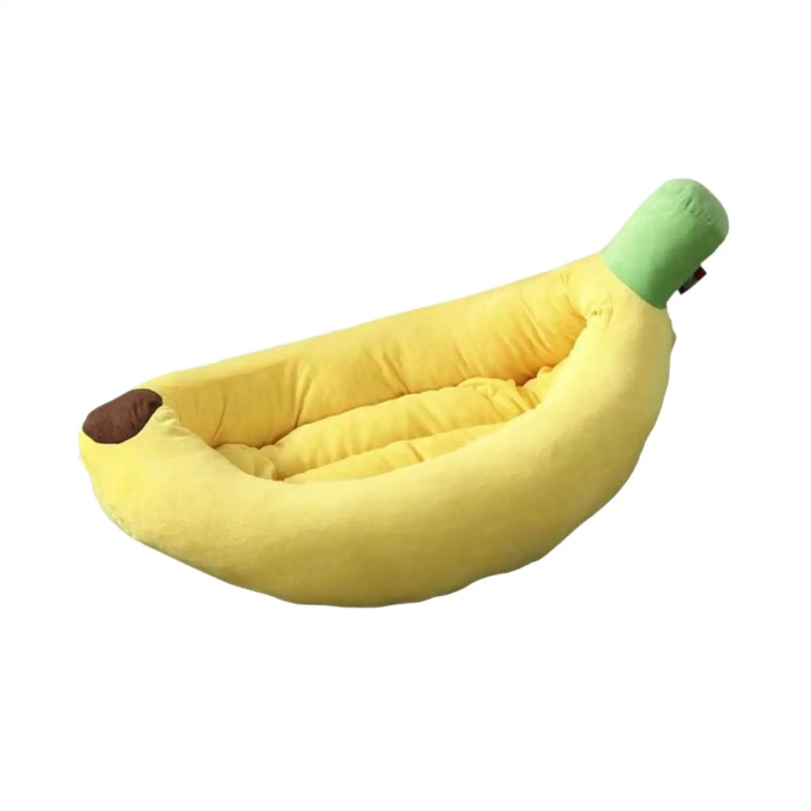 Dog Nesting Bed Banana Shape Soft 47x28x13cm Comfortable Washable Pet Bed