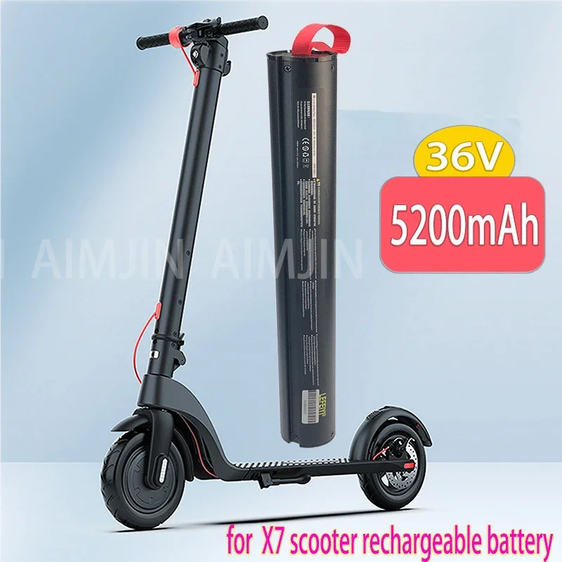 

2023 Upgrade 5200mah 36V for HX-X7 electric scooter Dedicated battery Large capacity and long battery life