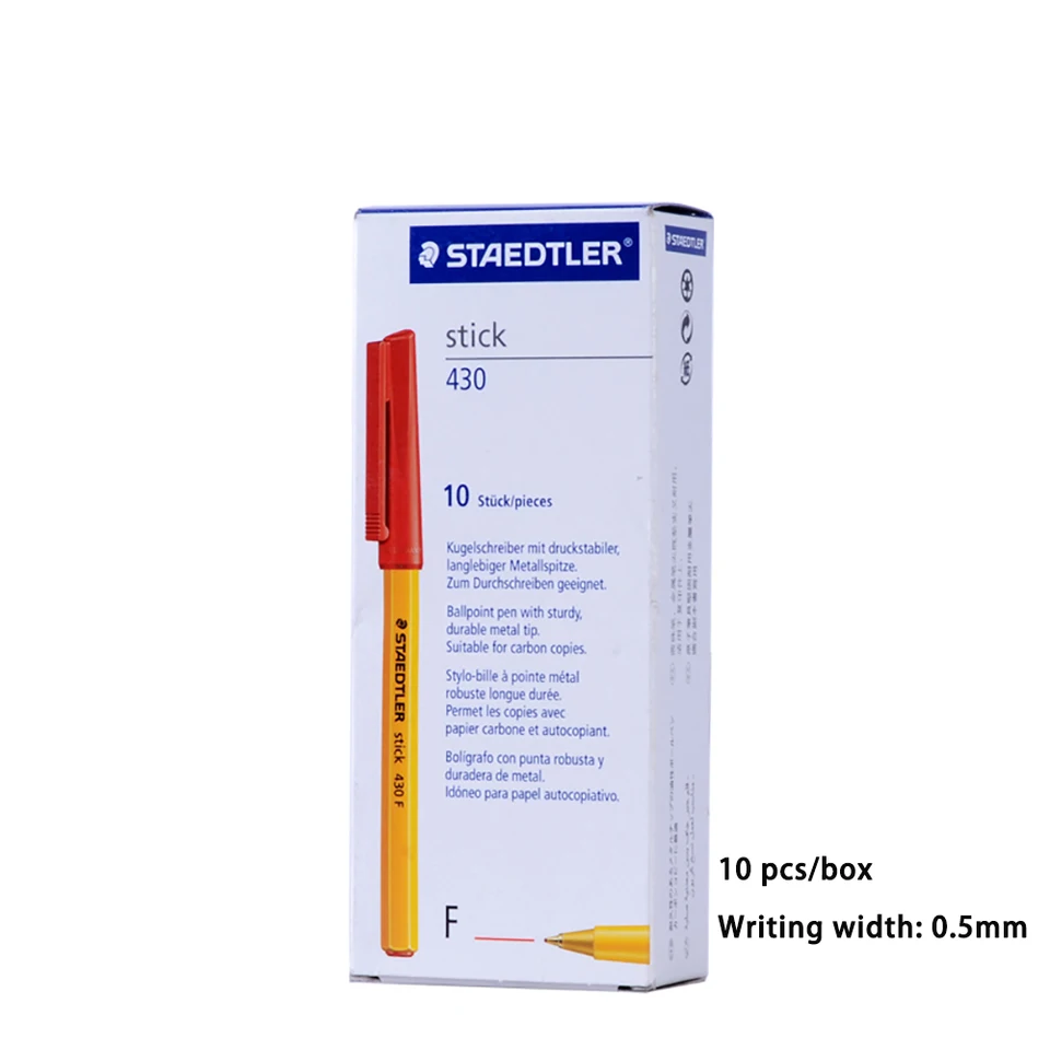STAEDTLER Medium Stick 430 Black 10 Pack | Bann Stationery - View #11