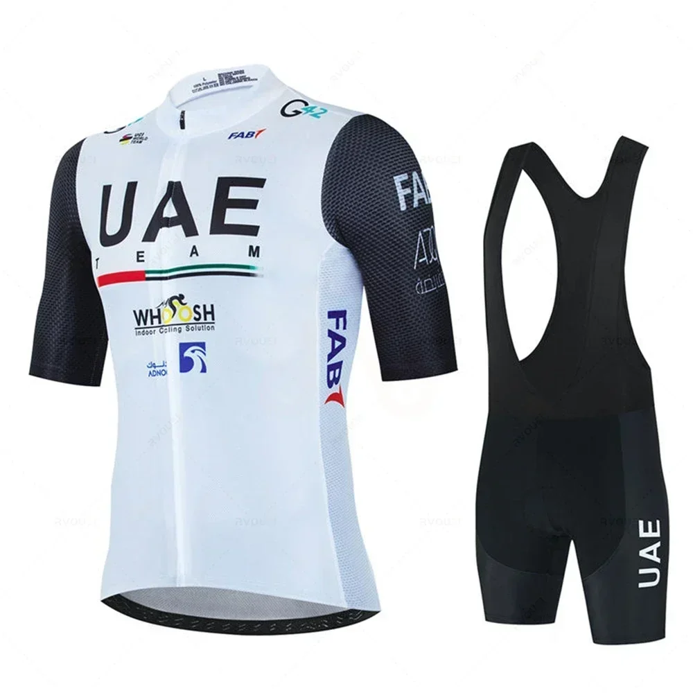 New Pro Team 2025 Uae Cycling Jersey Set Men's Summer Bike Mountain Uniform Ropa Ciclismo Maillot Hombre Bicycle Clothing Suit 5