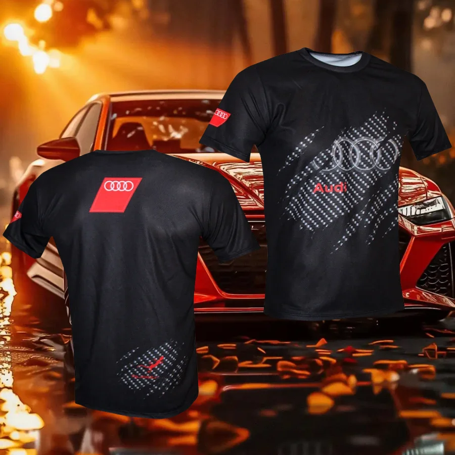 Audi Authorization Quattro Motorsport 티셔츠 남성 여성 의..