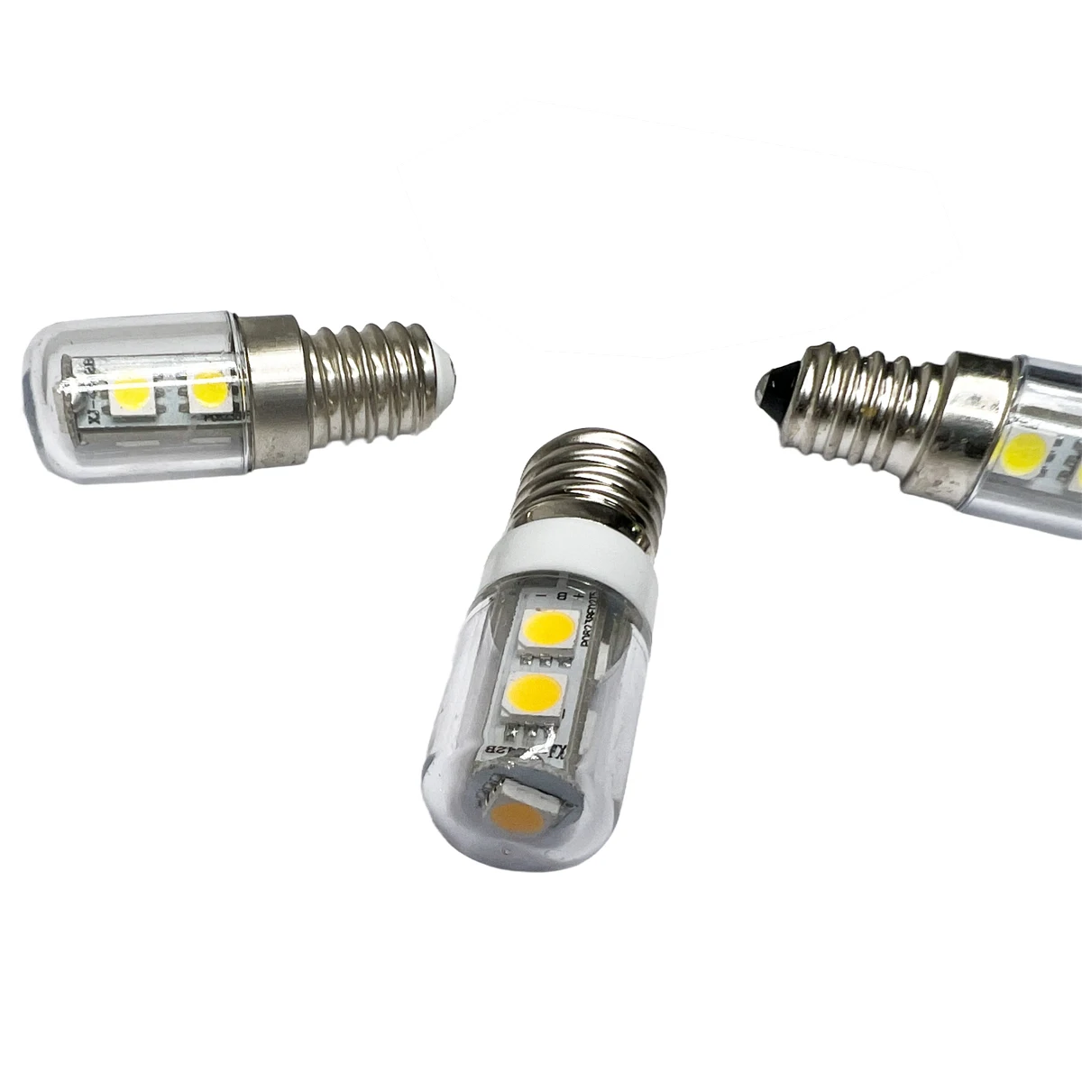 Mini E14 E12 E17 LED Corn Light Bulb AC 110V 220V 5050 SMD 1W Lamps For Refrigerator Range Hood Sewing Machine Fridge images - 6