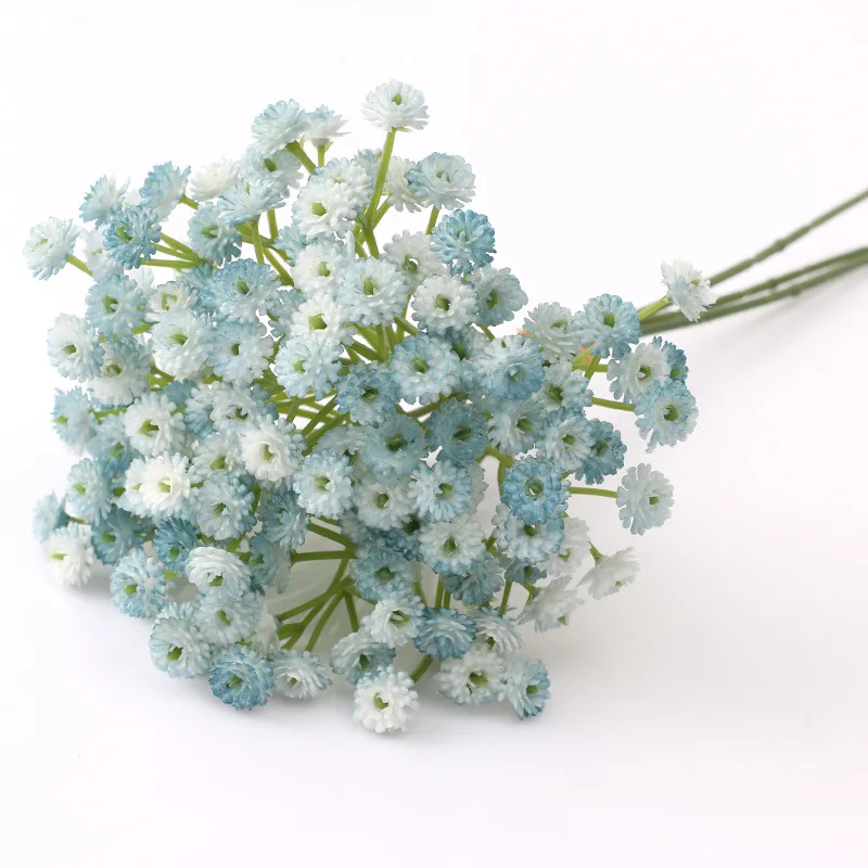 

135 Heads Gypsophila Bunch Soft Glue Baby's Breath Artificial Flowers Bouquets Wedding Fake Flowers Arrangement Home Decoration