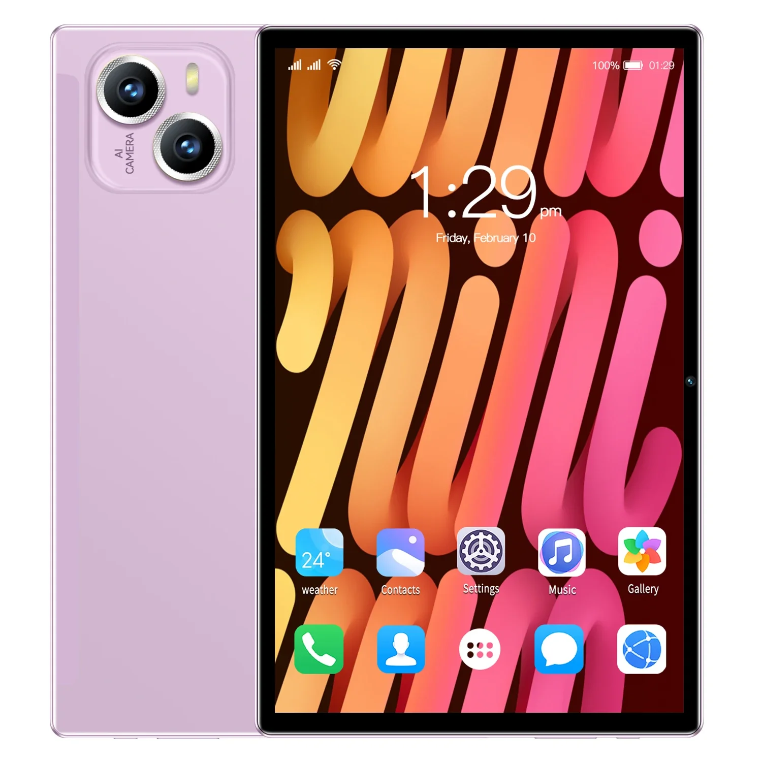 thumbnail image 1 of Tableta Android AIR5 de 11 pulgadas, versión global, Android 13, Bluetooth, 12 GB de RAM + 512 GB de ROM, diez núcleos, 24 + 48 MP, GPS, WPS + 5G, WIFI, portátil, 1 of 5