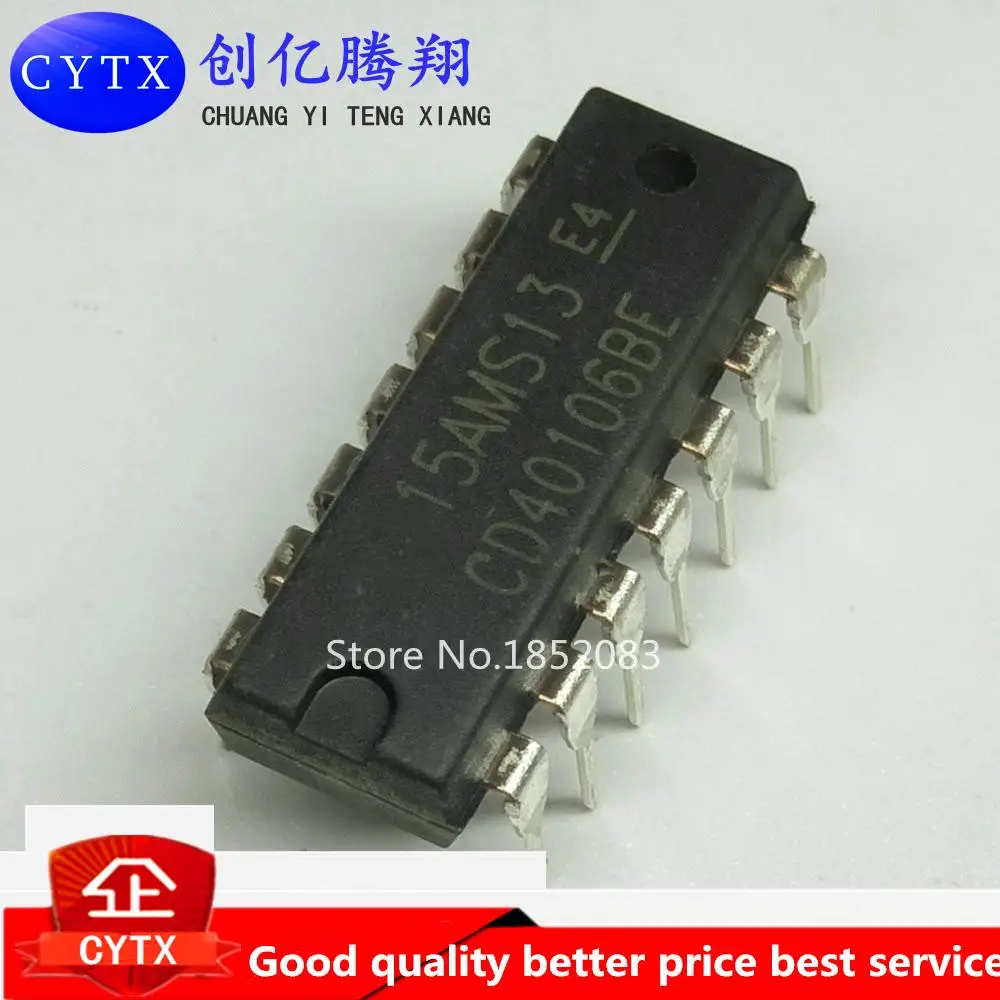 10 шт. CD40106 CD40106BE DIP-14 | Электронные компоненты и принадлежности
