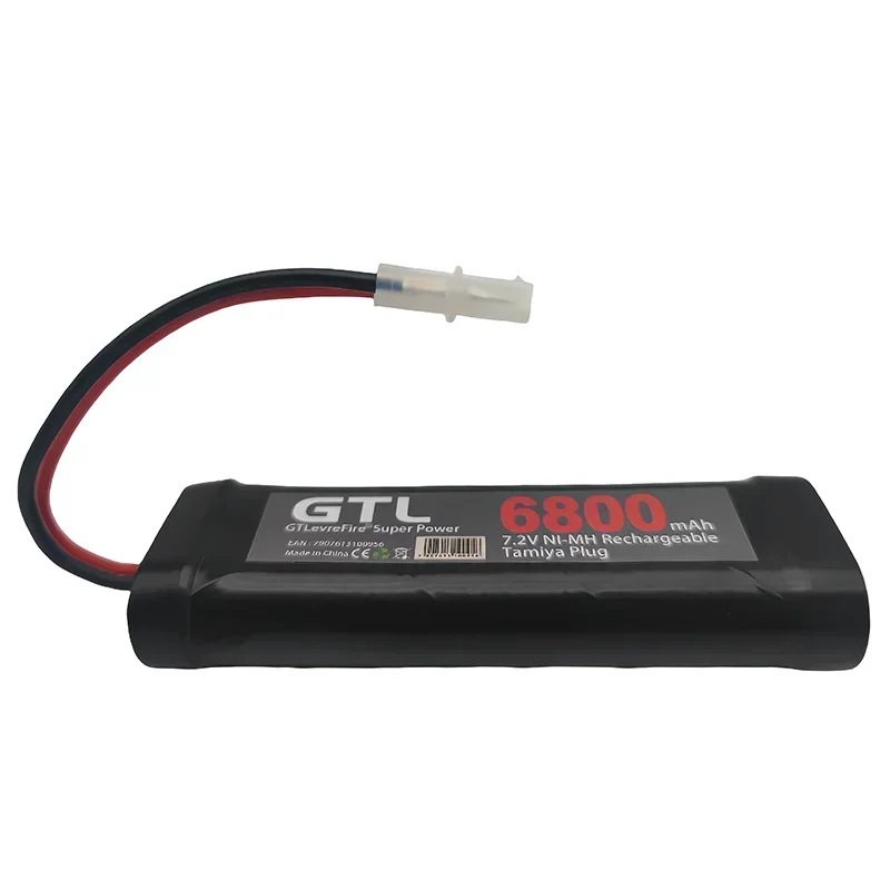 Batterie RC Ni-Mh 7.2V 6800mAh - Lot 1 ou 2 Pcs