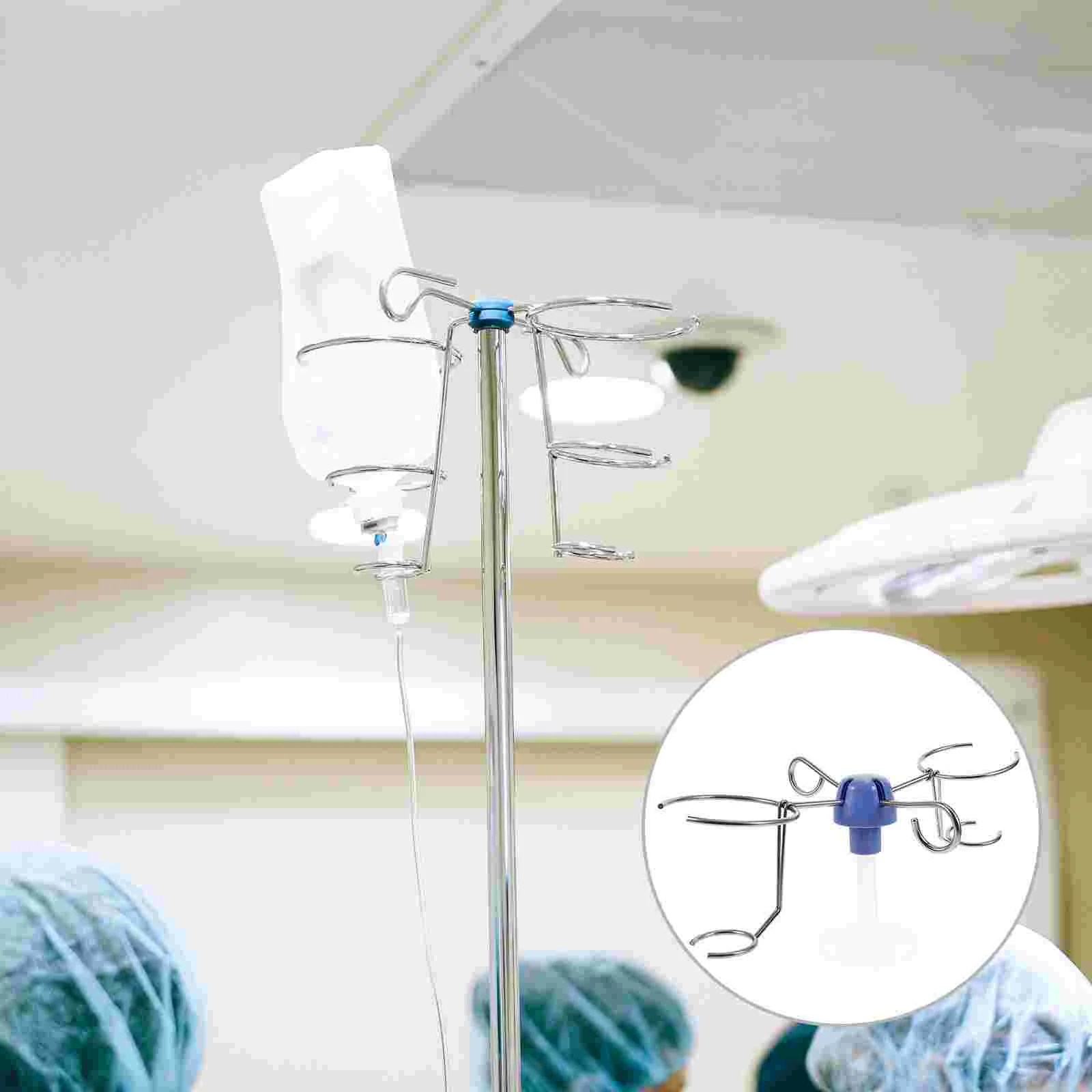 

IV Pole аксессуары, стойка для инфузии для клиники, крючок-стойка, подвесные Сменные крючки, вешалка для деталей из нержавеющей стали для