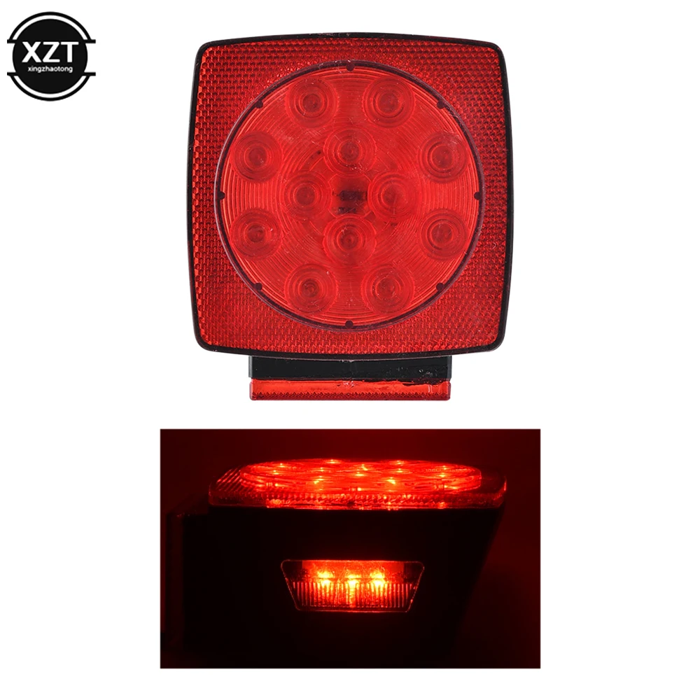 

New 12V LED Trailer Truck Tail Light Waterproof Rear Brake Light Turn Signal Indicator Lamp for Van Lorry Boat Trailer Truck