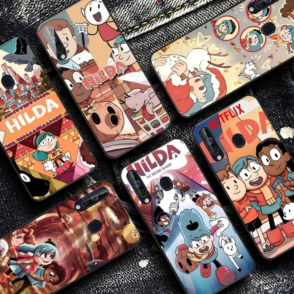 Мультяшный чехол H-Hilda для телефона Samsung A 10 11 12 13 20 21 22 30 31 32 40 51 52 53 70 71 72 73 91 13, оболочка